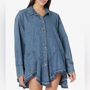 Free People Freya Denim shirt/dress
